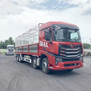 Xe Tải Howo Max 350hp Thùng Bạt 4 Chân