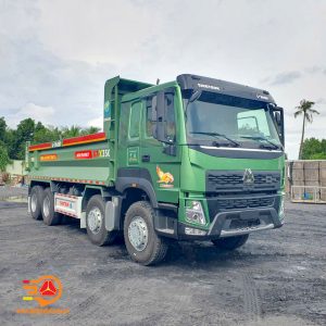 Xe Ben Howo 4 Chân V7X 350Hp Thùng Đúc